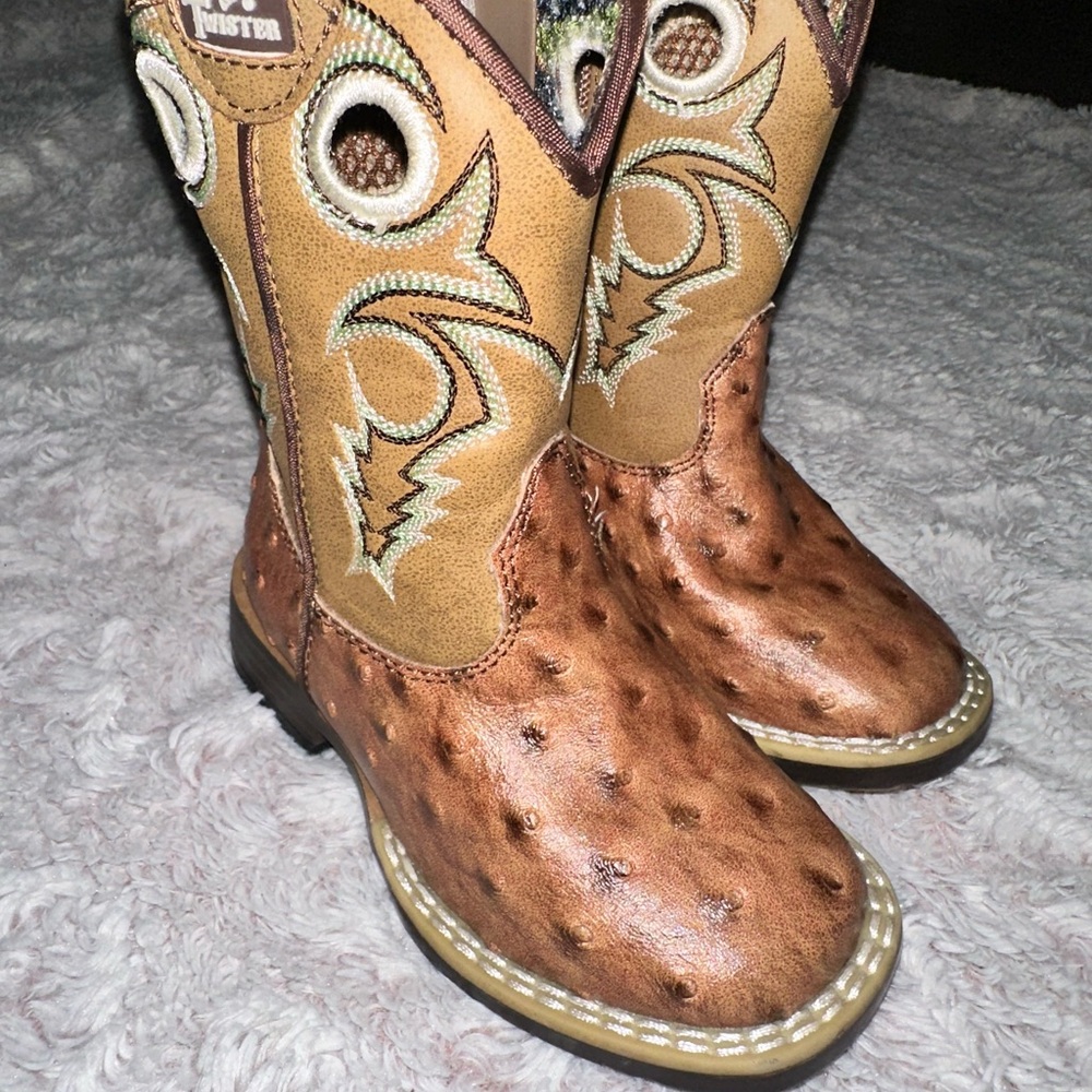 Twister Toddler Cowboy Boots Sz 6